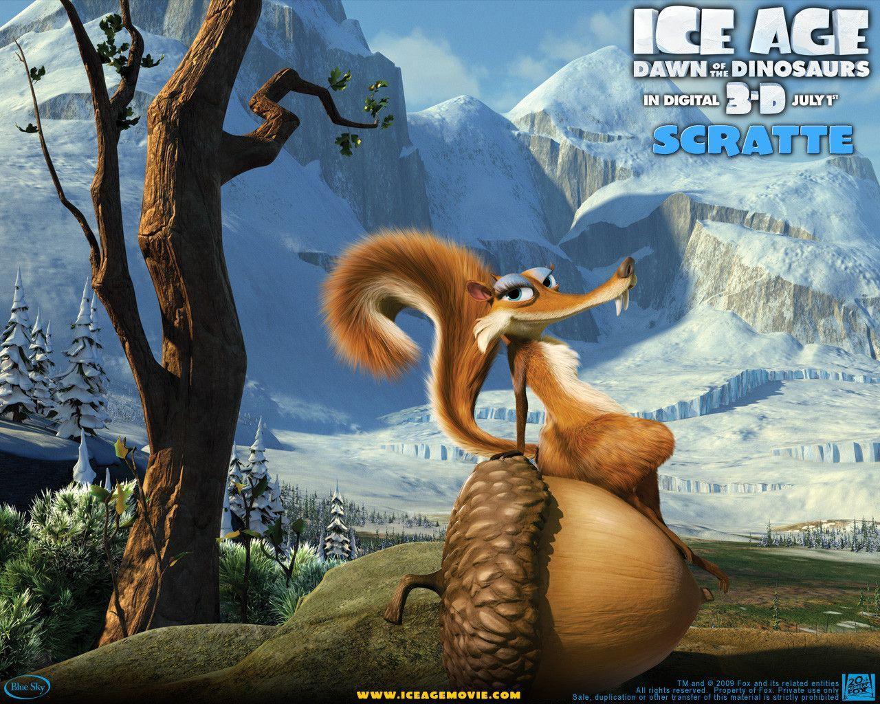 Ice Age 3 Scrat Wallpaper HD For Mobile