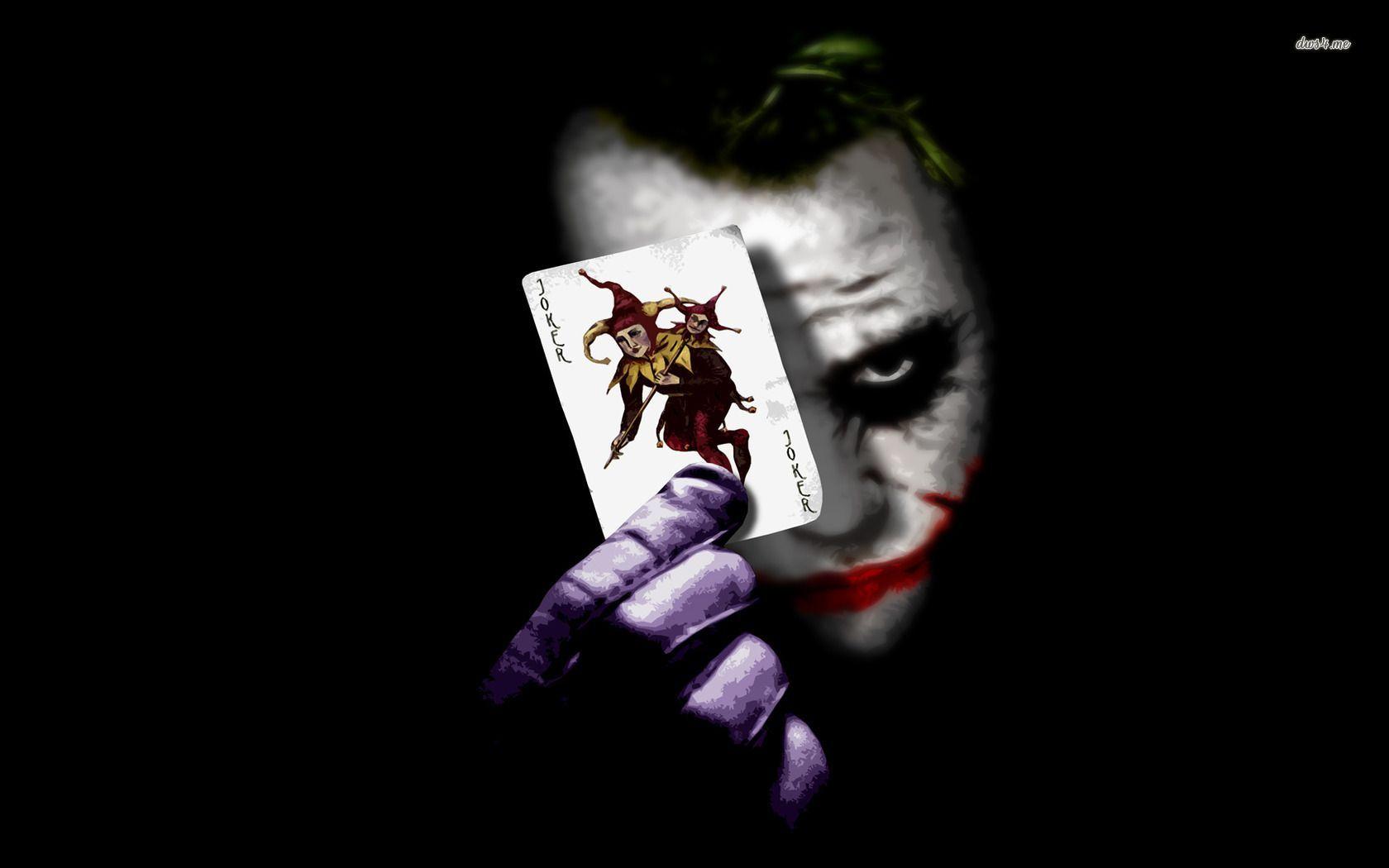 the dark knight joker face wallpaper