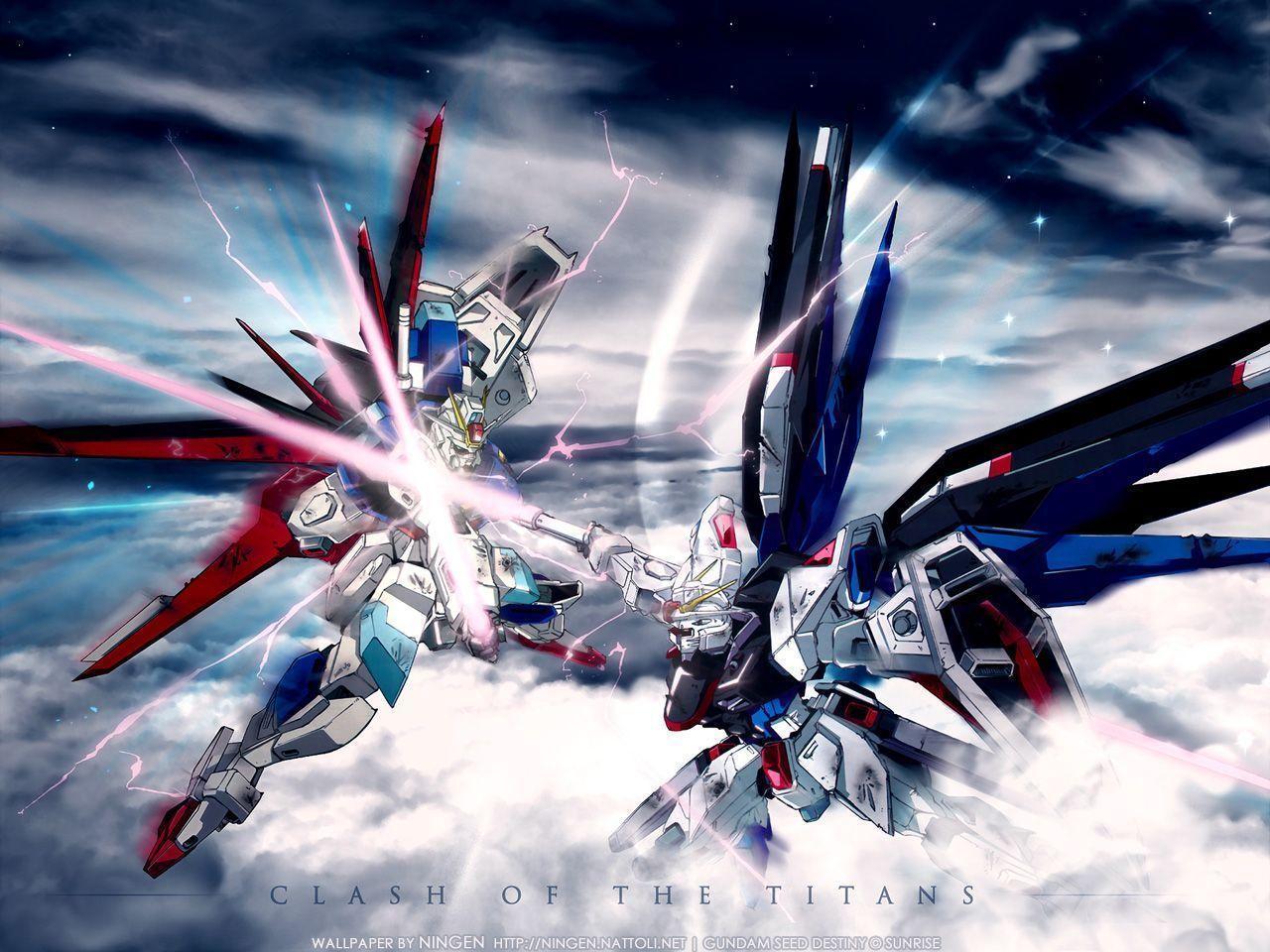 Pix For > Gundam Seed Destiny Strike Freedom Wallpaper