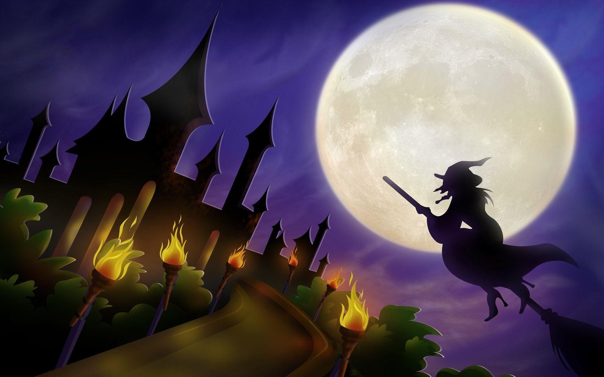 Halloween Wicked Witch at Halloween Wallpaper and Photo Download