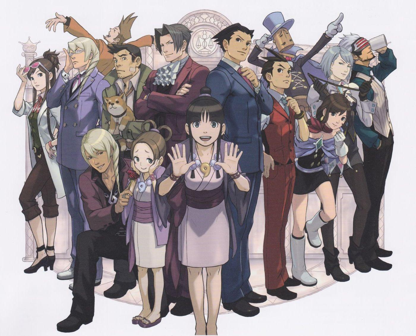 Ace Attorney Featured Wh Wallpaper 1400x1132 px Free Download