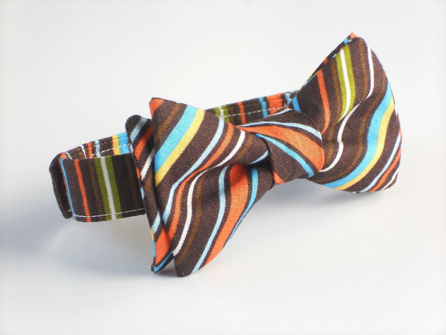 Bow tie kids brown stripe toddler cake smash boys HD Wallpaper &