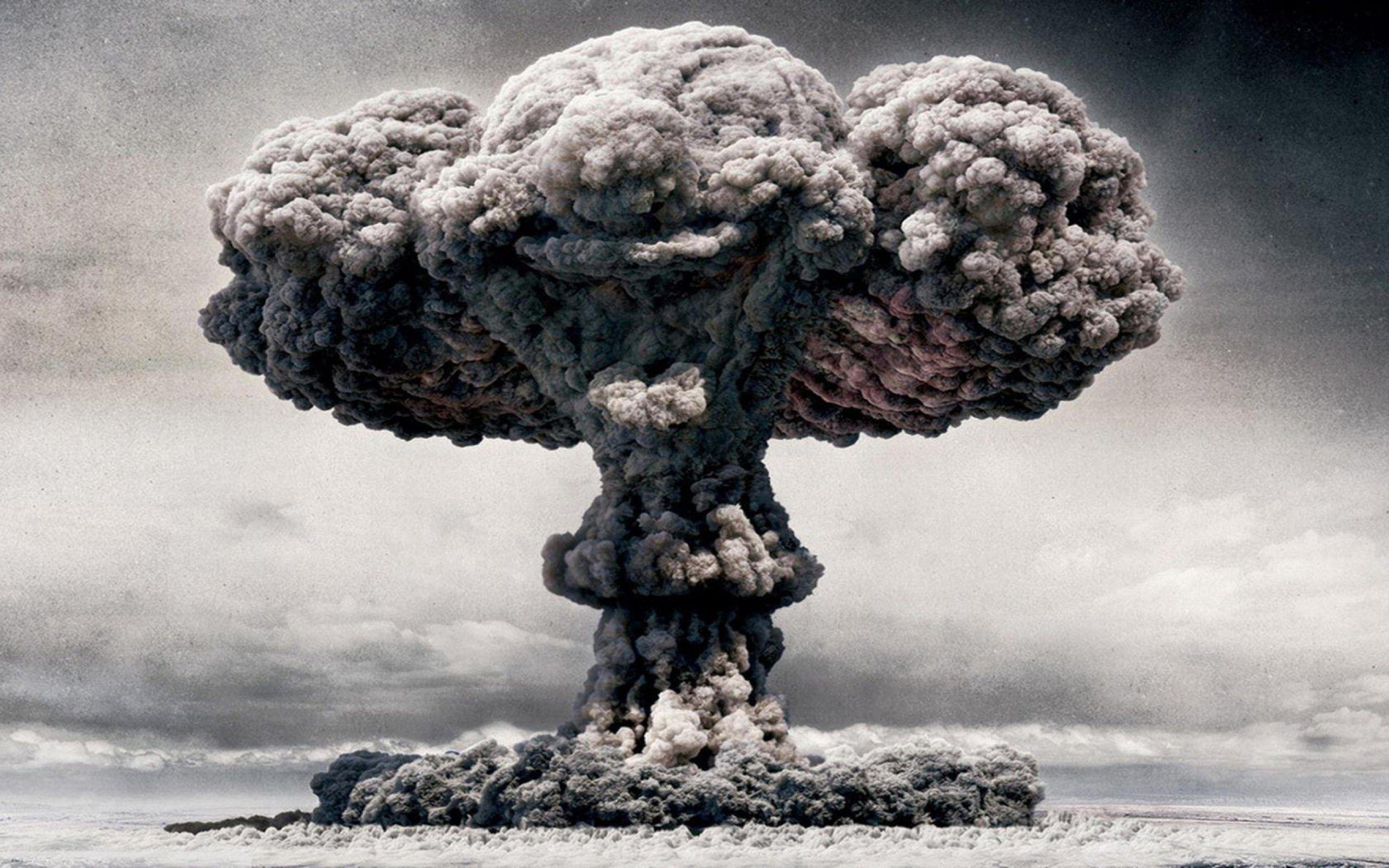 Atomic Bomb Explosion Cartoon