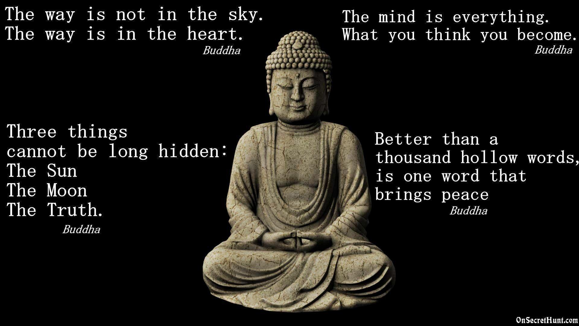 Wallpaper For > Buddha Quotes Wallpaper In Hindi