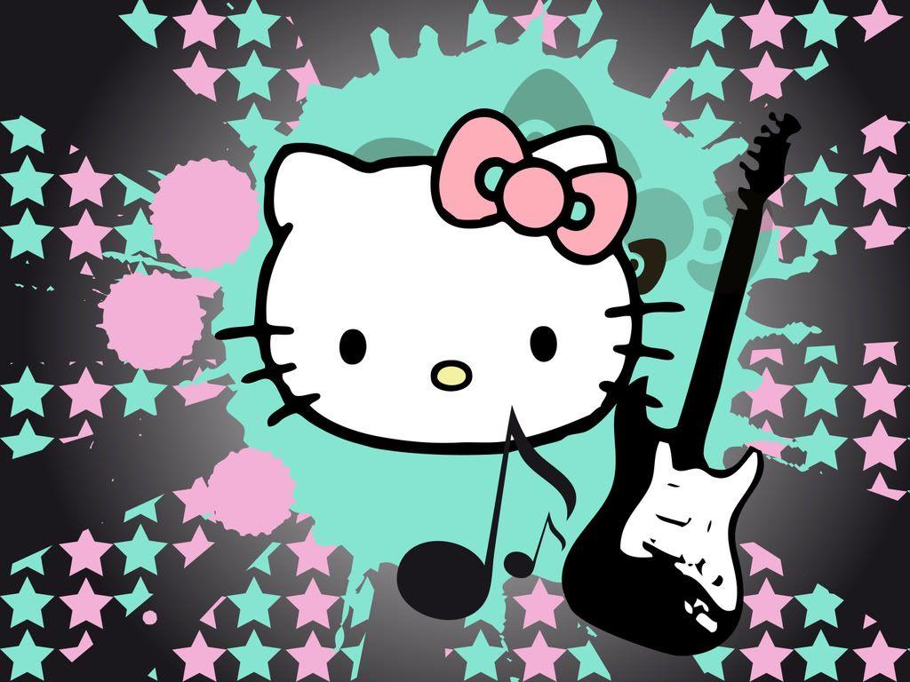 Hello Kitty Rock Wallpaper