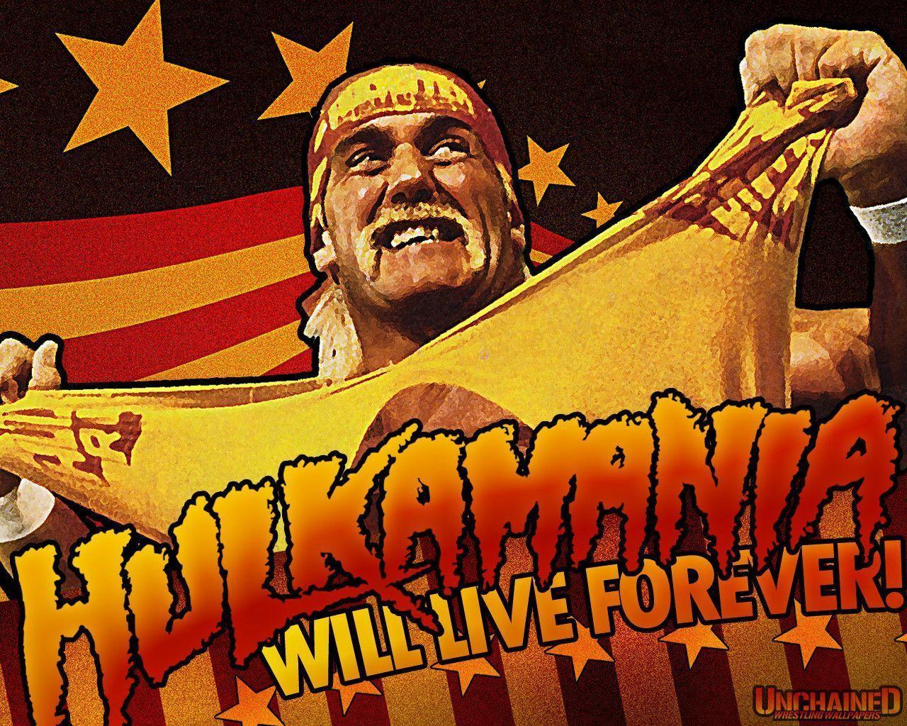 WWE / TNA Wrestling Hulk Hogan "Hulkamania Will Live Forever