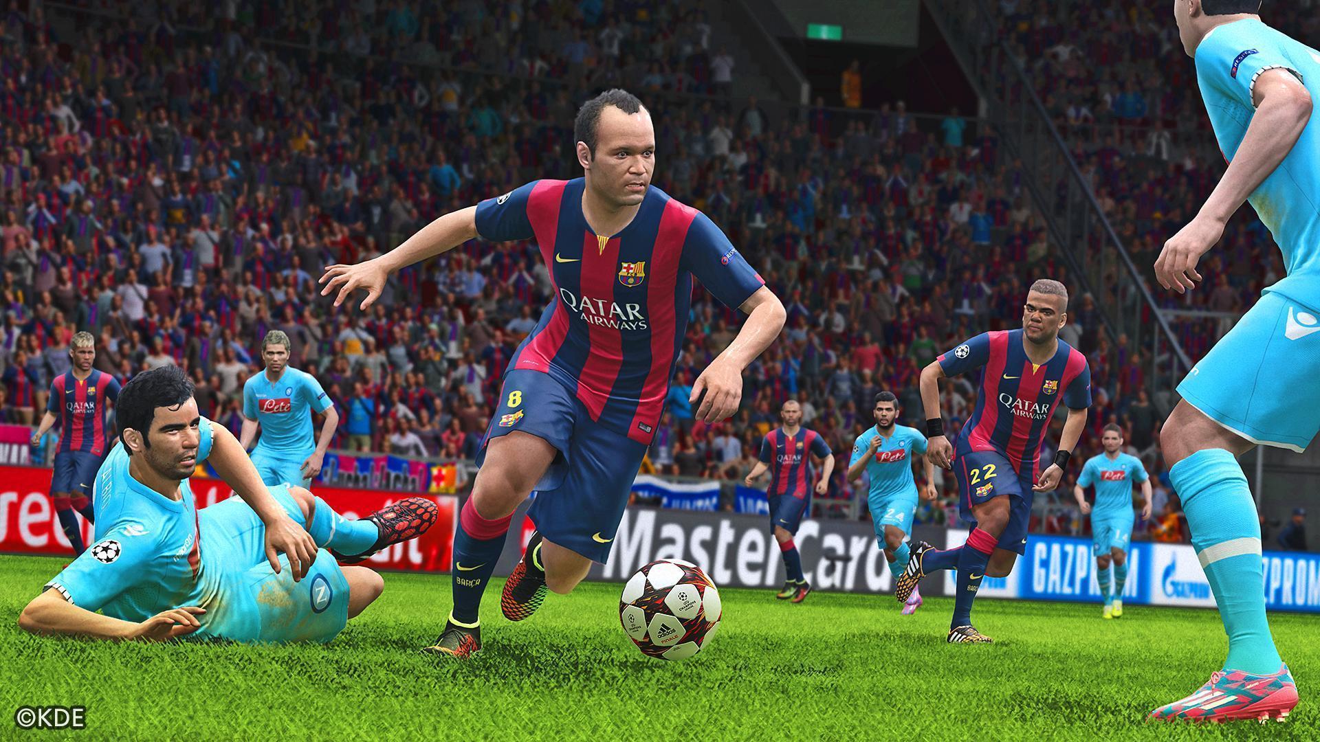 PES 2015 Gets New Camera Angles to Support Samsung Curved TV Line
