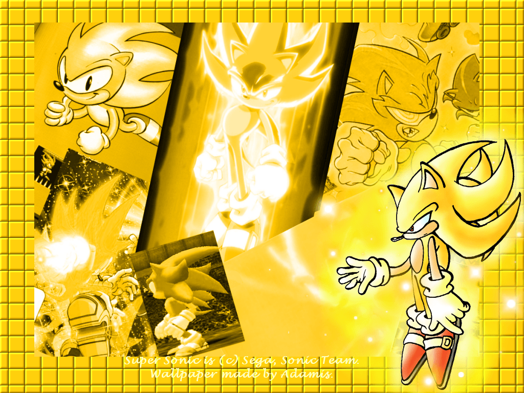 image For > Super Sonic Background