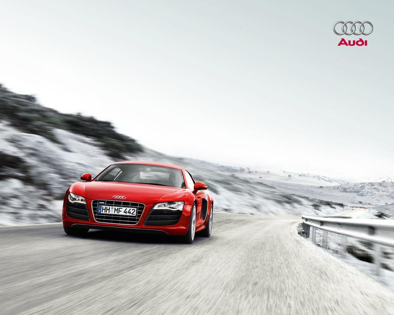 Brand Spankinâ€™ New Image: 2010 Audi R8 V10 in Red Auto