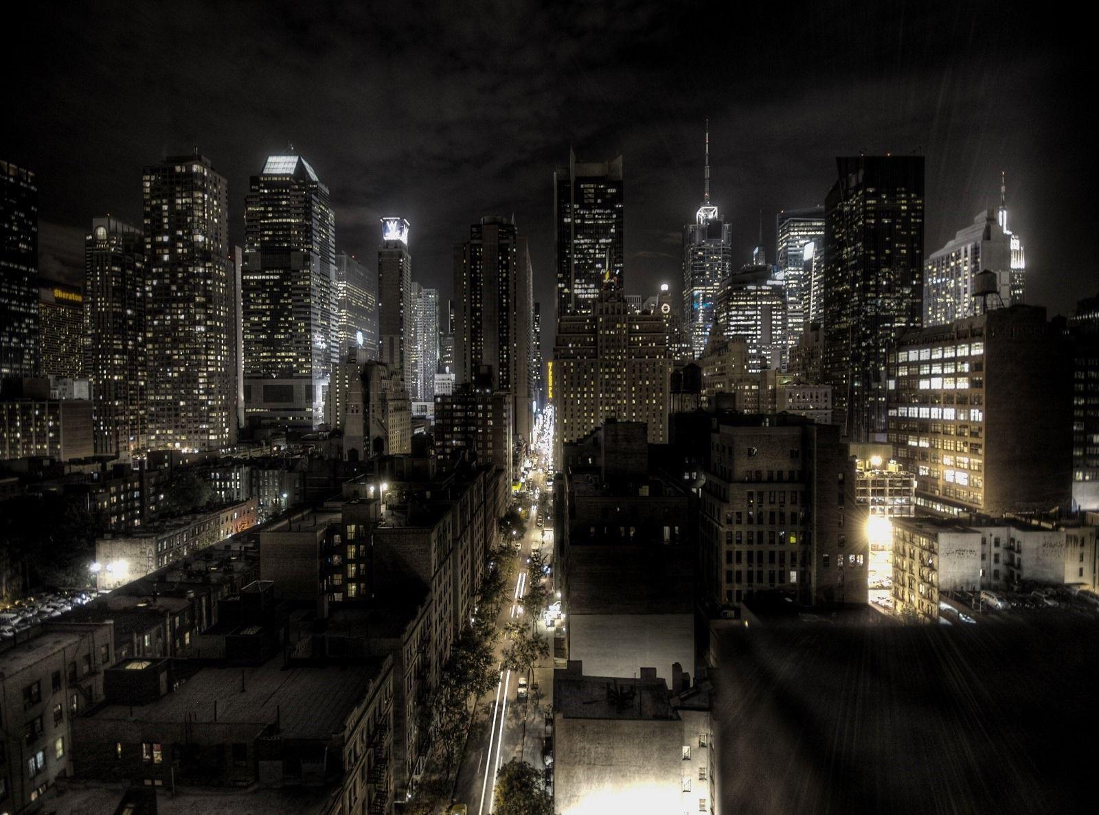 New York lights desktop wallpaper