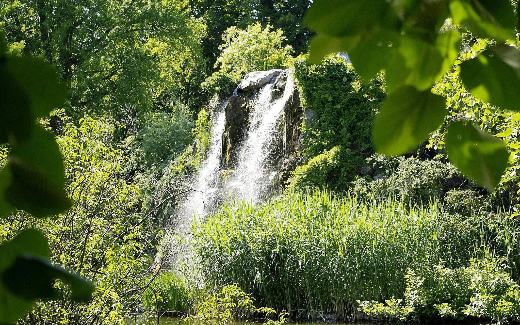 Waterfalls Free Wallpaper Nice Park Waterfall Wallpaper