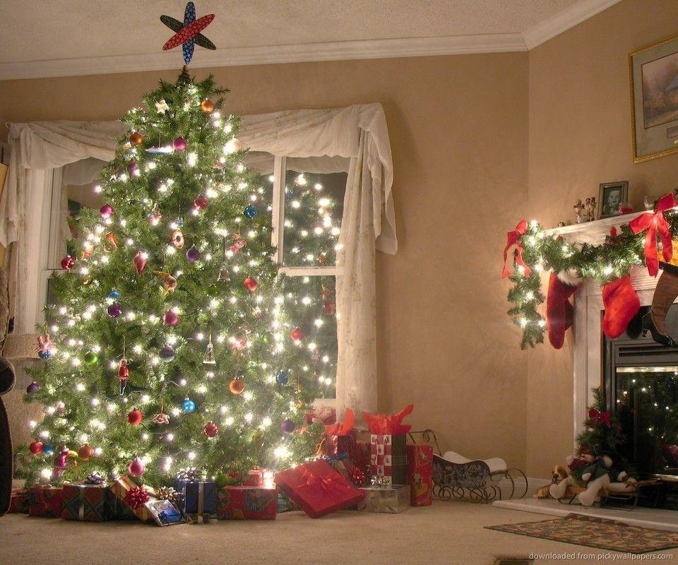 Download Christmas Room Decorations Wallpaper For Google Nexus S