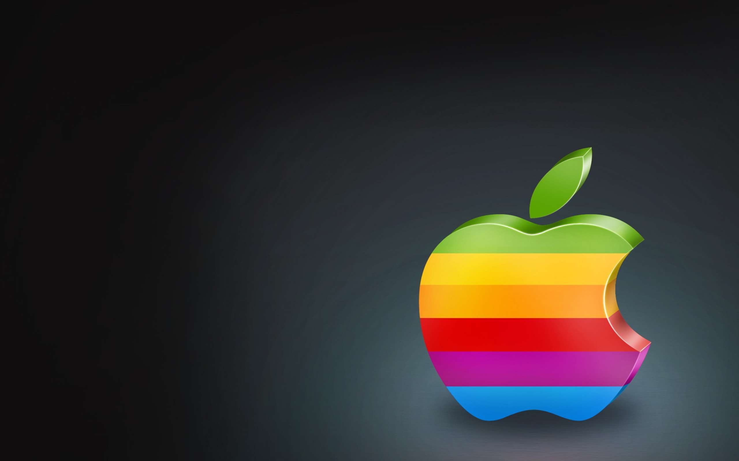 Colorful Apple Logo Wallpaper HD Widescreen. HD Wallpaper Source