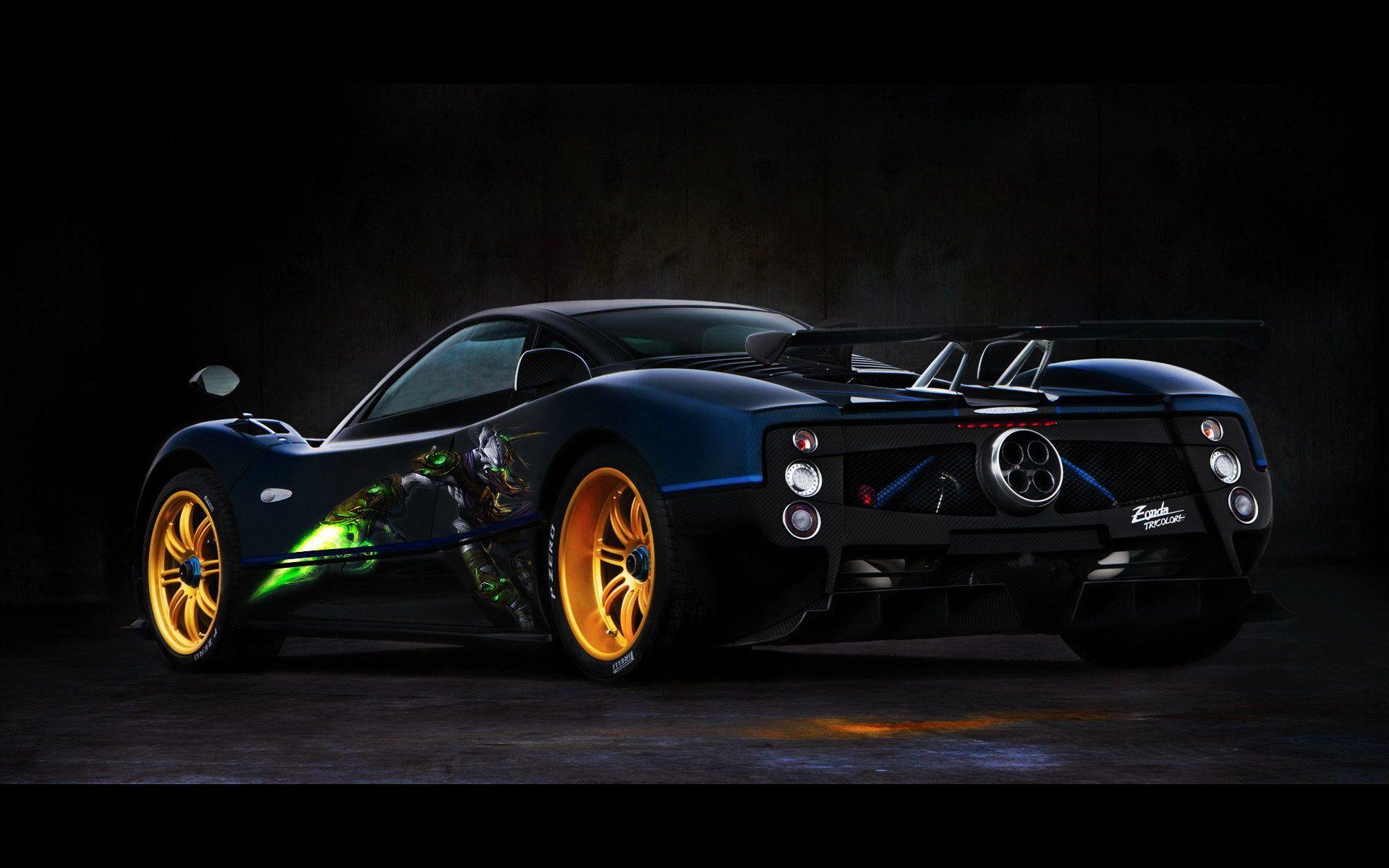 Cool Pagani Zonda Supercar Desktop Wallpaper. HD Background