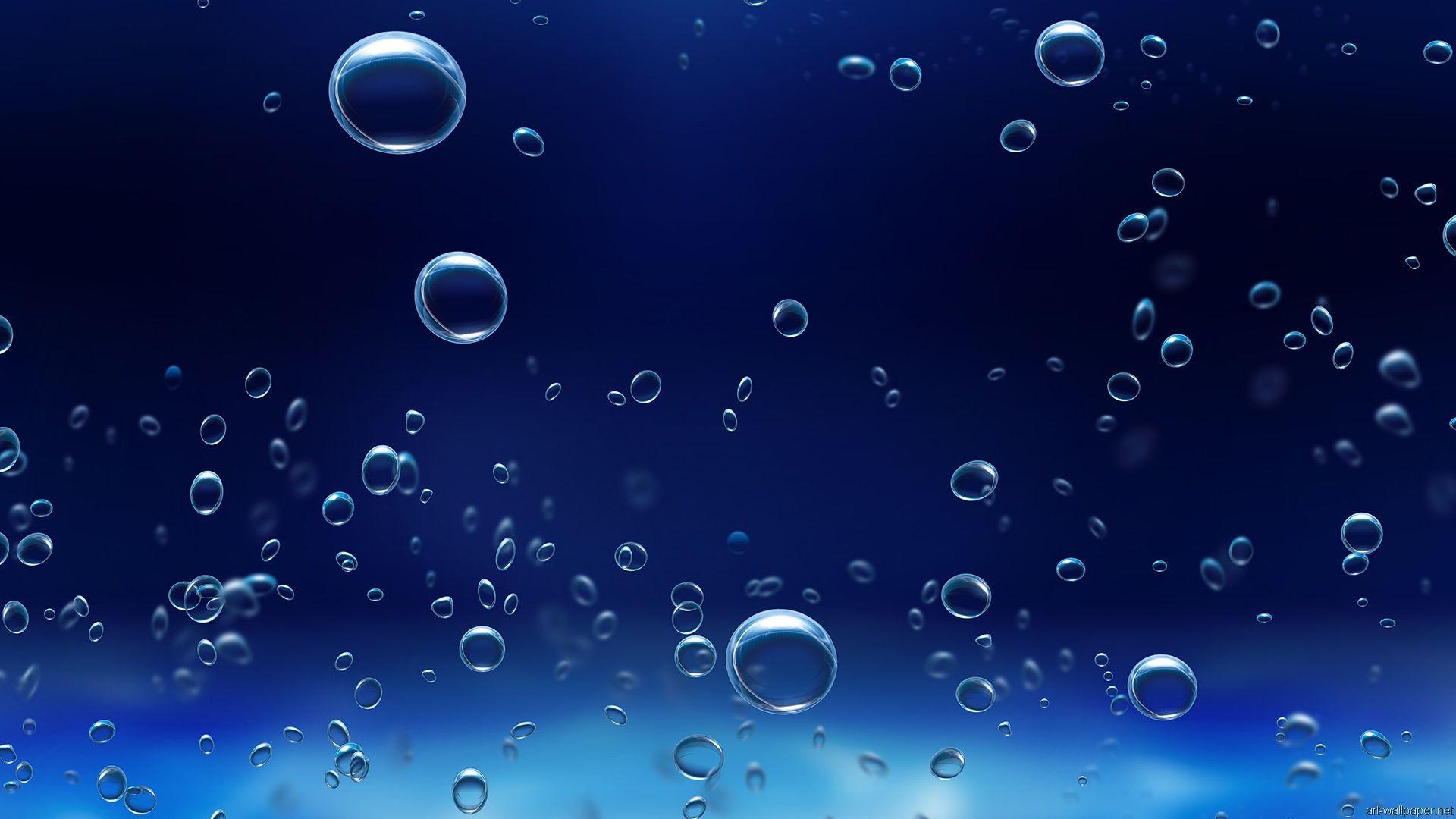 HD Underwater Bubbles PowerPoint Presentation