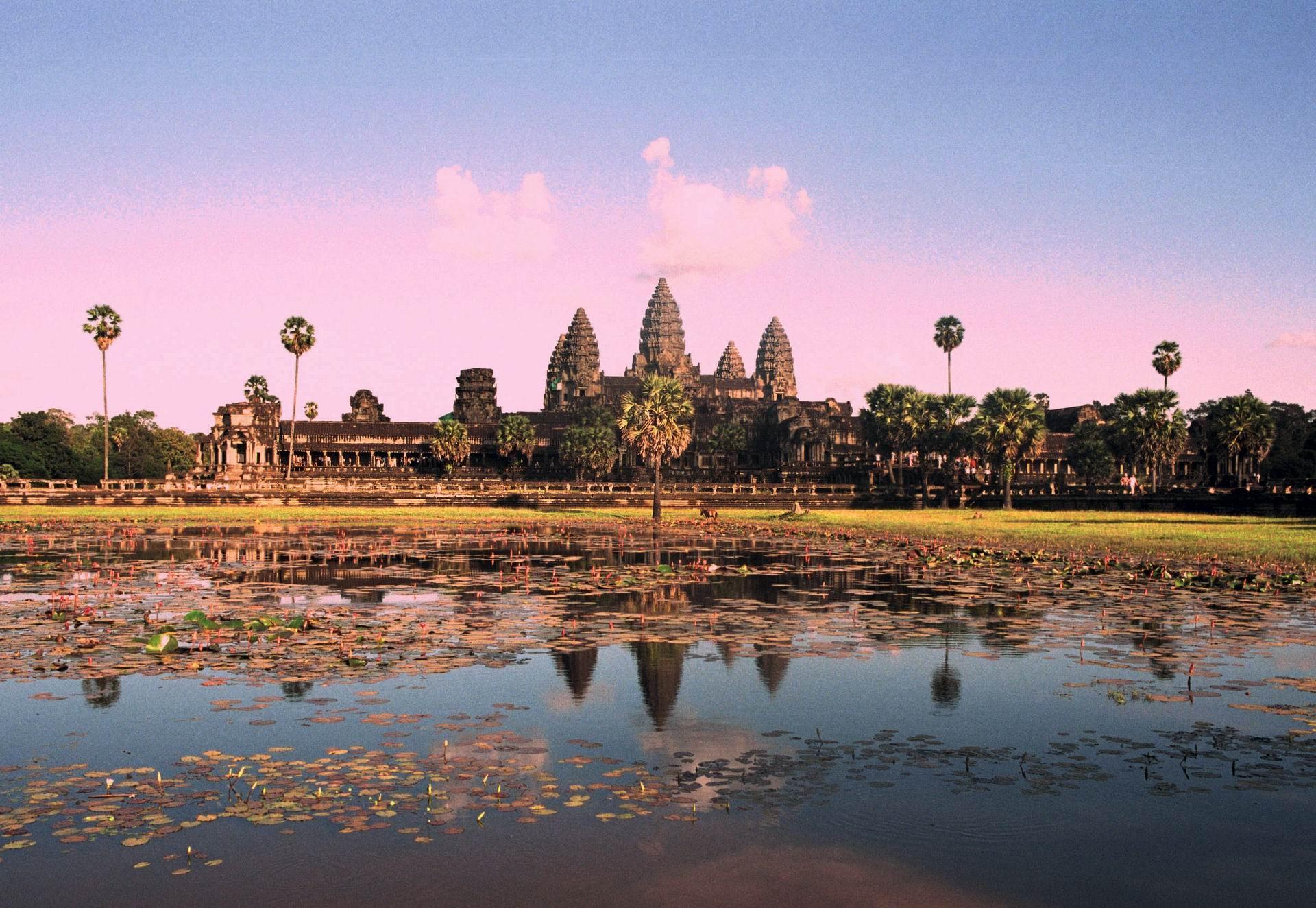 Angkor Wat From North Pond Picture Travel photo and wallpaper