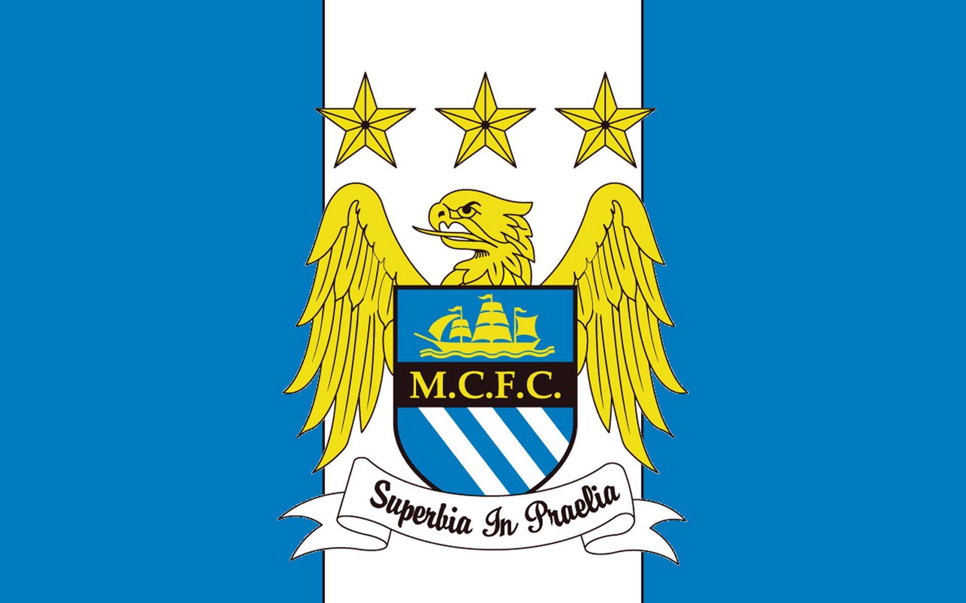 Manchester City Logo Image Widescreen HD For Desktop Backgrounds