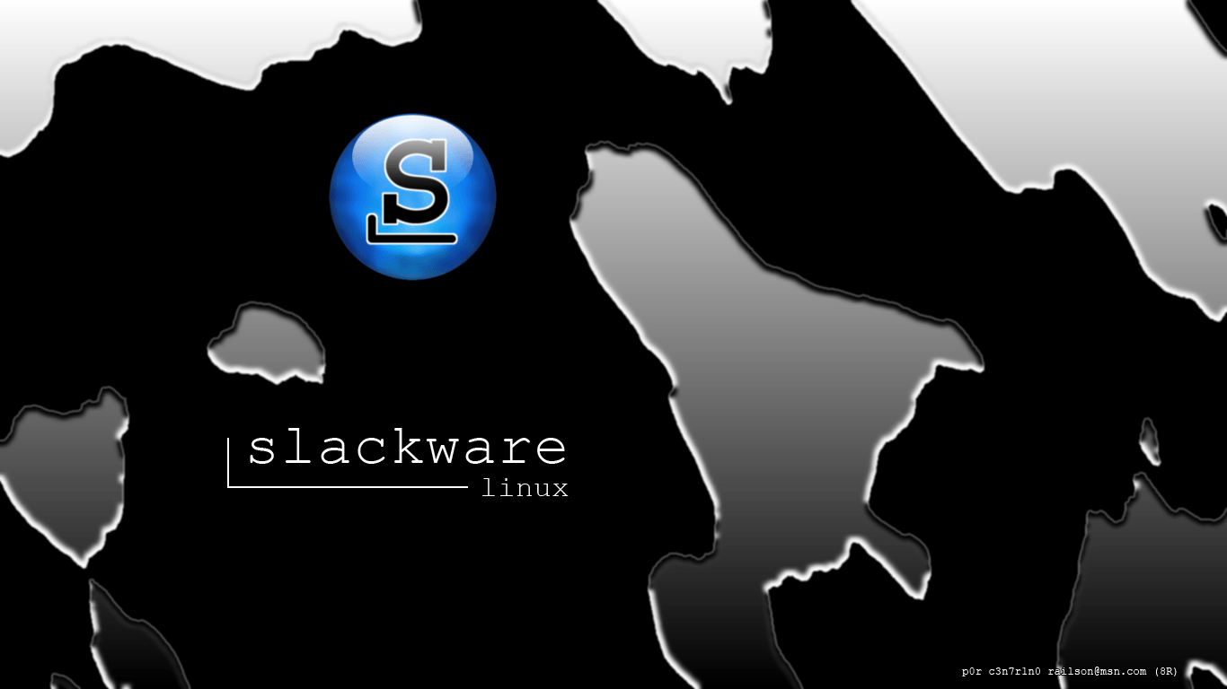 Slackware Linux Wallpaper HD 1366x768