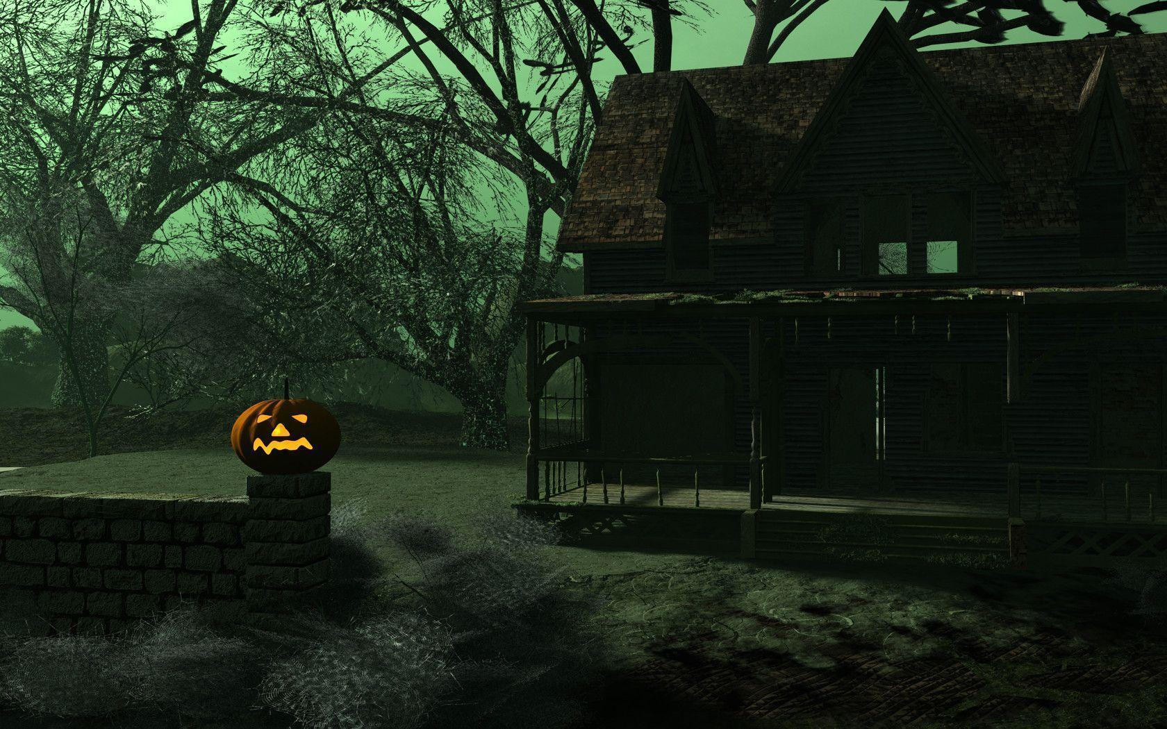 Pix For > Creepy Halloween Wallpaper HD