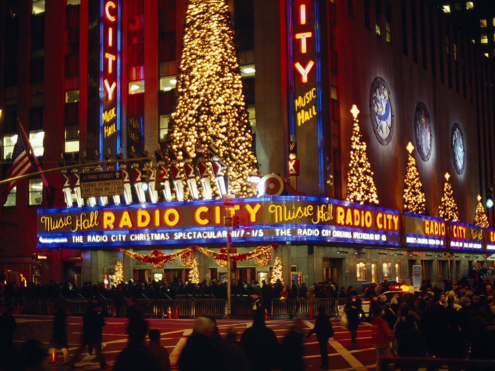 new york christmas lights. HD Wallpaper and Download Free Wallpaper