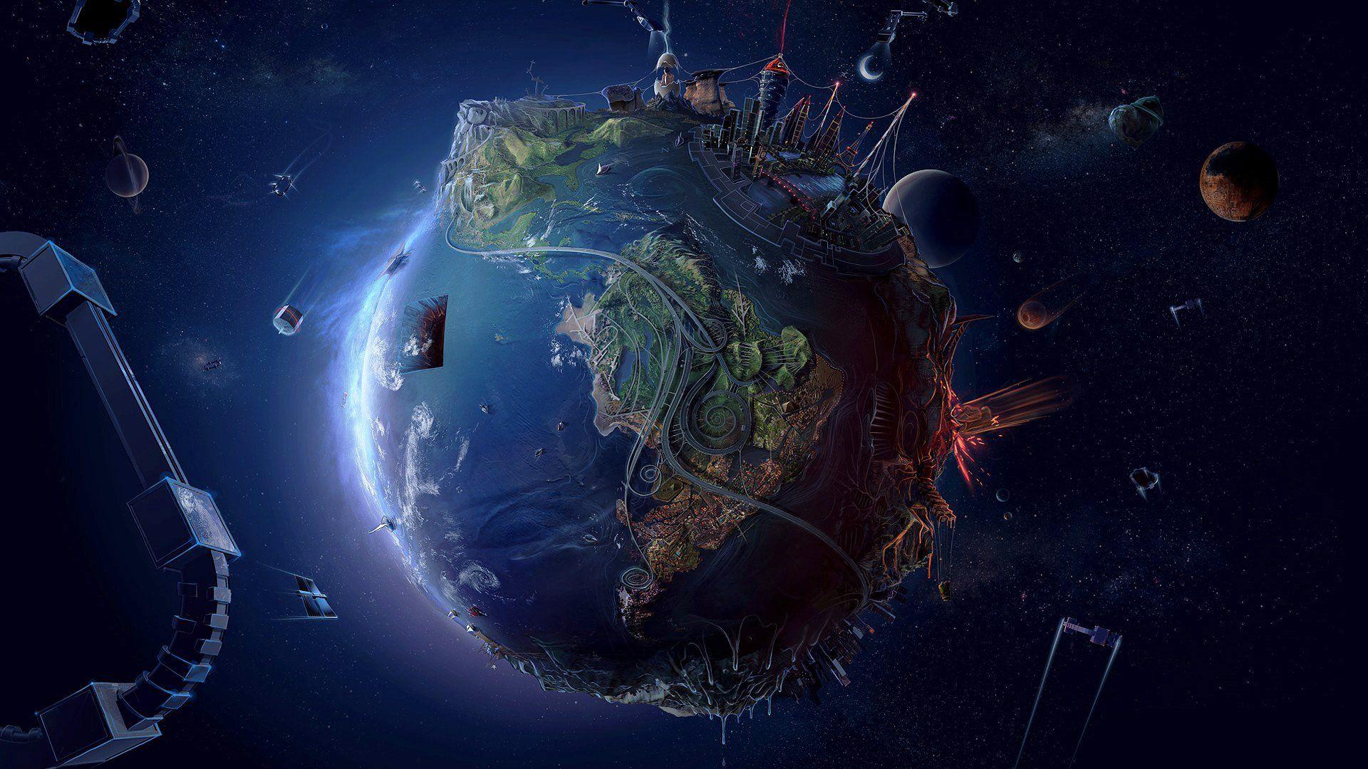 Earth Fantasy Wallpaper 1080p
