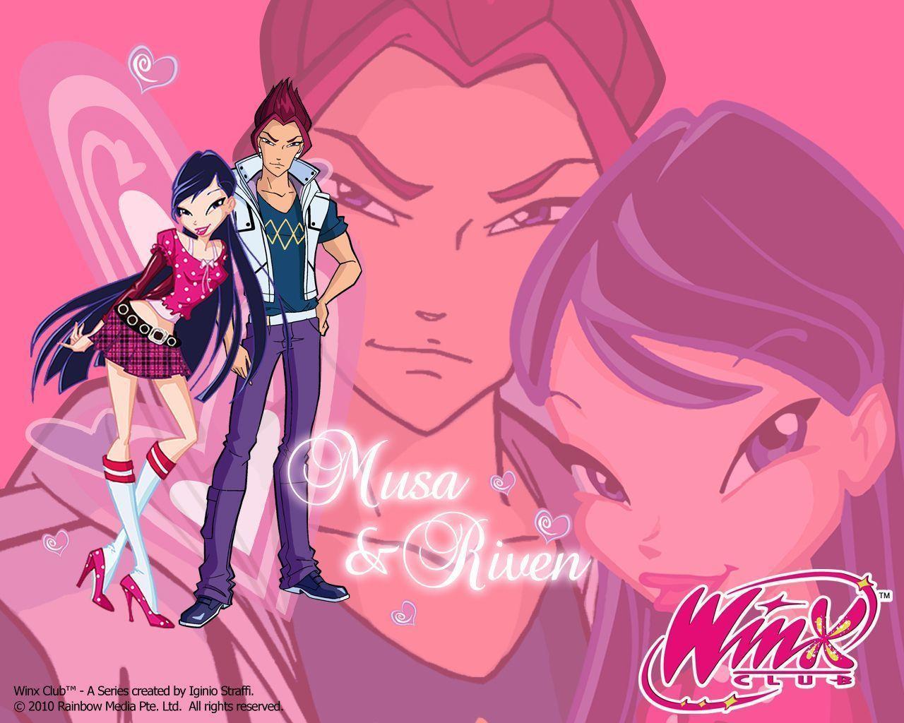 Musa&Riven s2 Winx Club Wallpaper