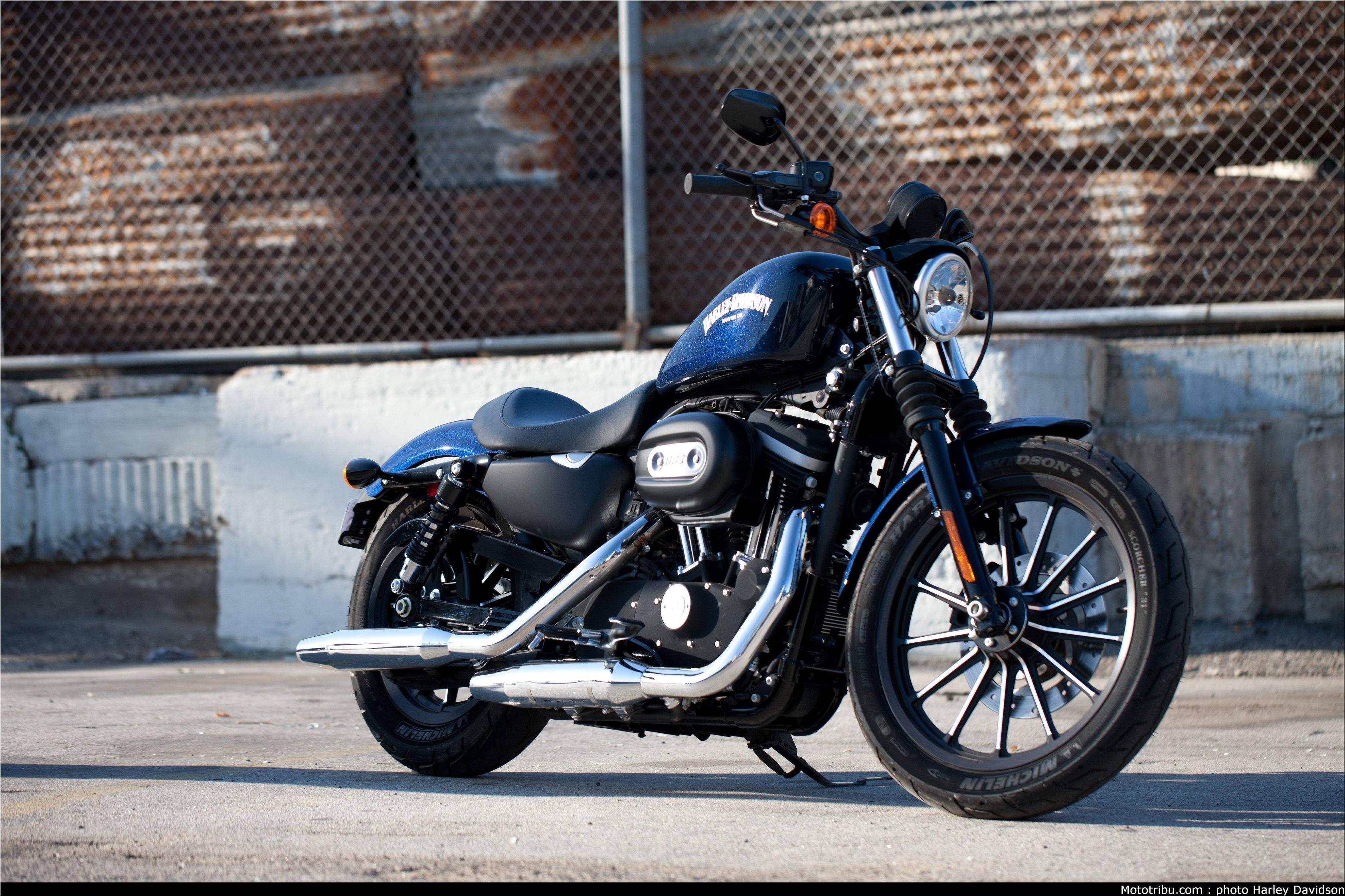 image For > Harley Davidson Iron 883 2014 Wallpaper