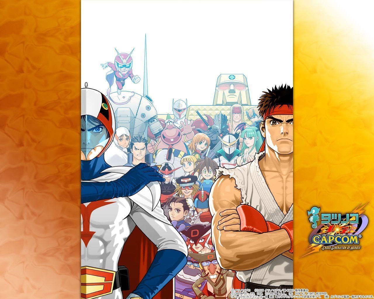 Cross Generation of Heroes Vs. Capcom Wallpaper