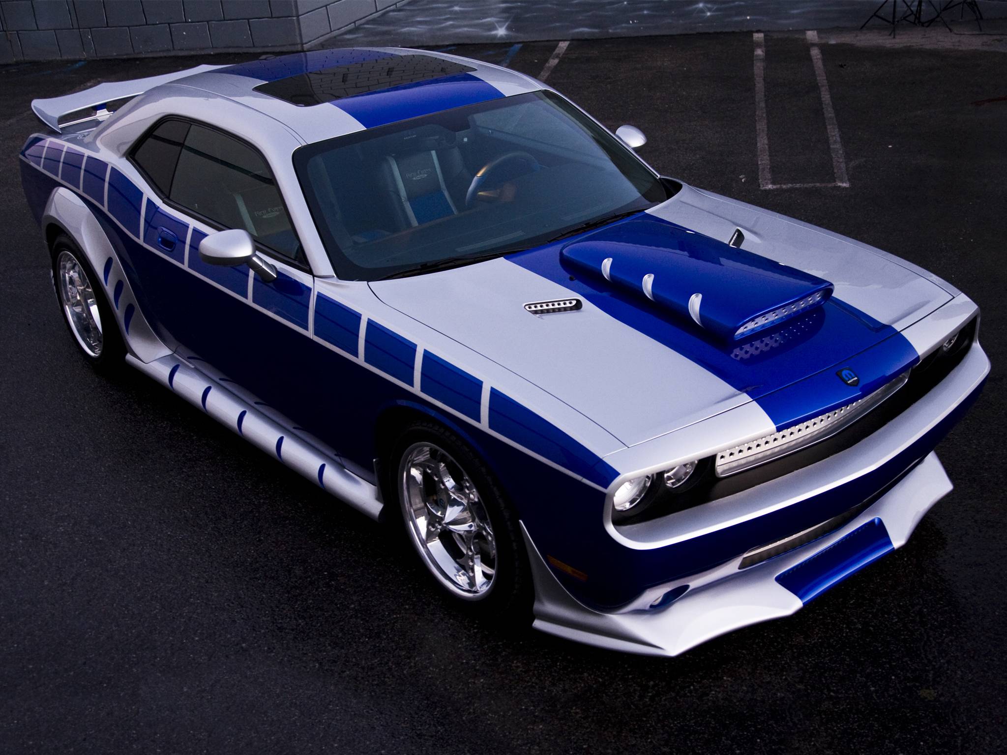 Free Download Dodge Challenger Mopar HD Wallpaper Lowrider Car