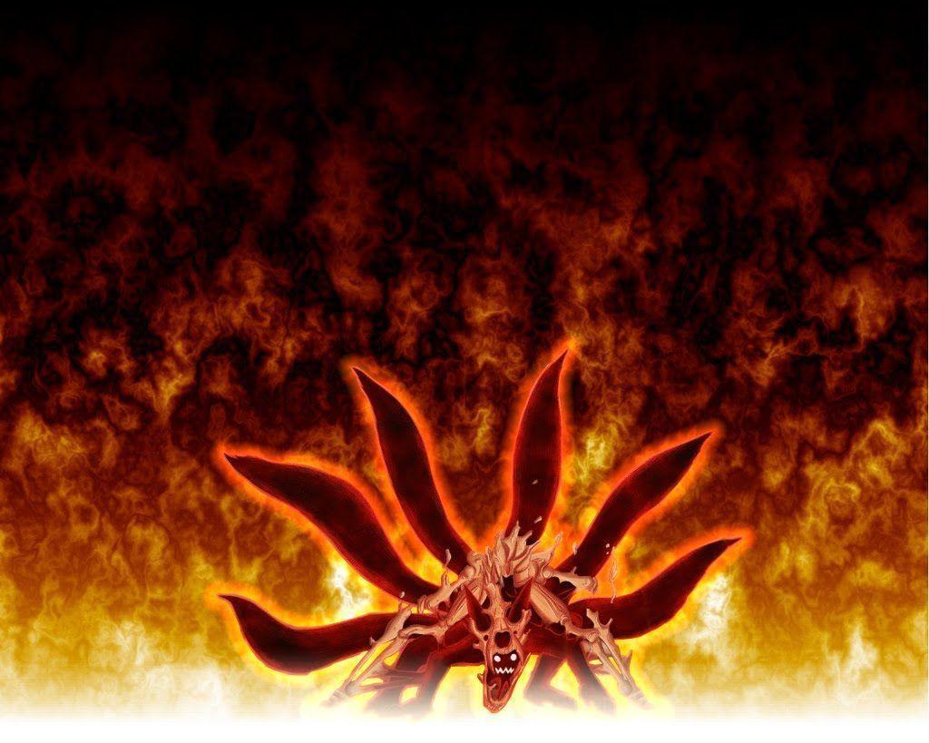 Tail Kyuubi Naruto Wallpaper 1024x819