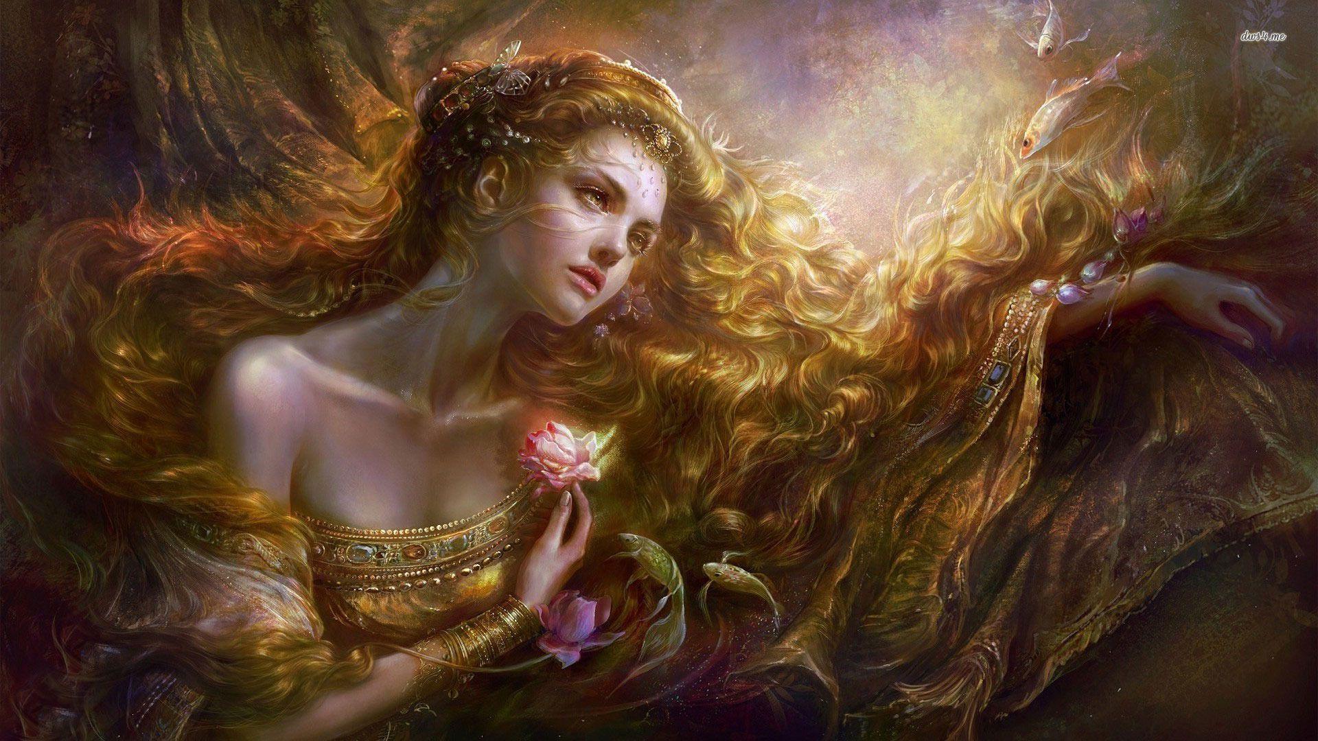 Princess World Of Fantasy Art Design HD Wallpaper X