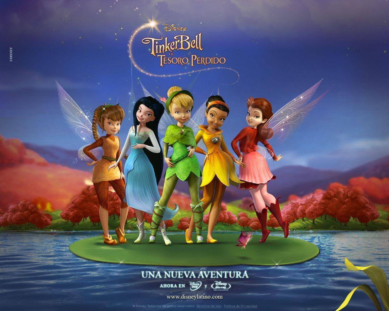 Tinkerbell Pan Captain Disney Hook Movie Neverland Peter Wallpapers