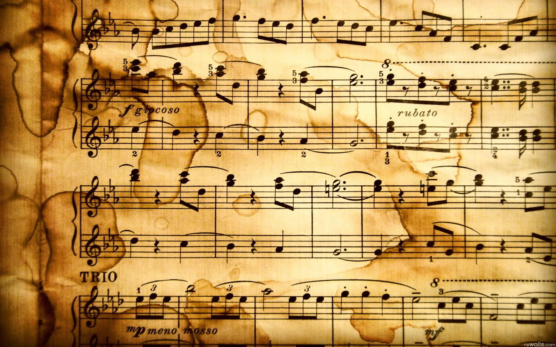 classical music instruments wallpaper