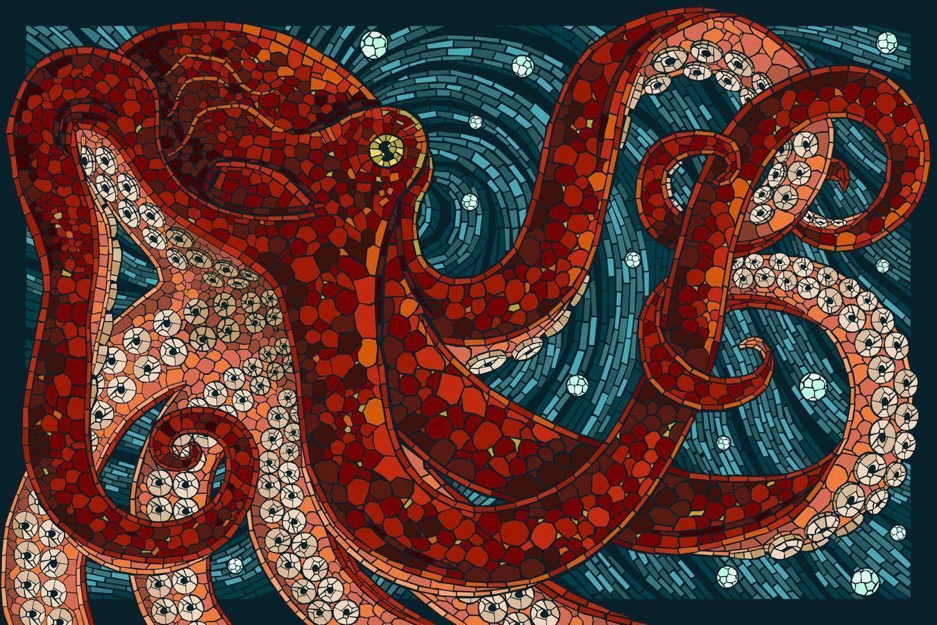 Pix For > Octopus Wallpaper