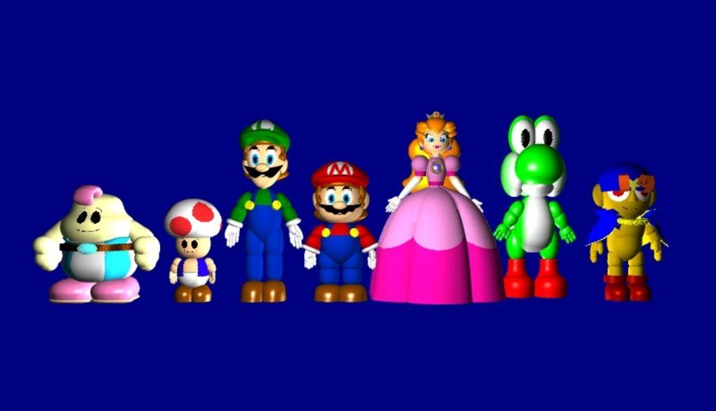 Super Mario Character HD Background Desktop Background. Desktop