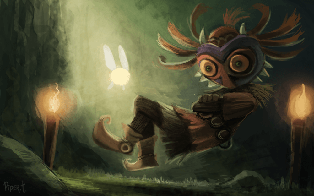 DAY 204. Skull Kid (WIP PART 1) (50 Minutes) By Cryptid Creations