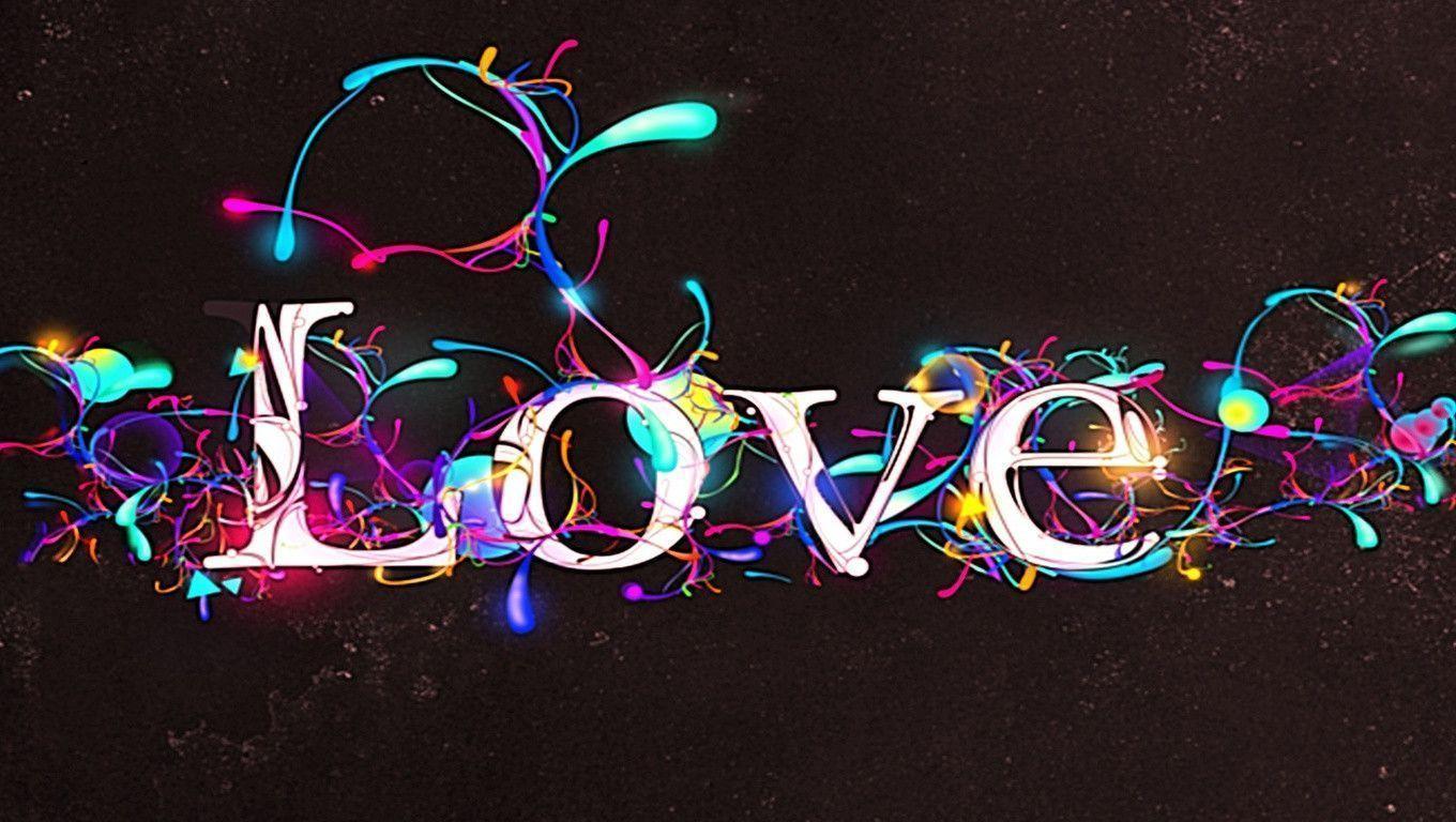 Words Of Love HD Wallpaper for Desk