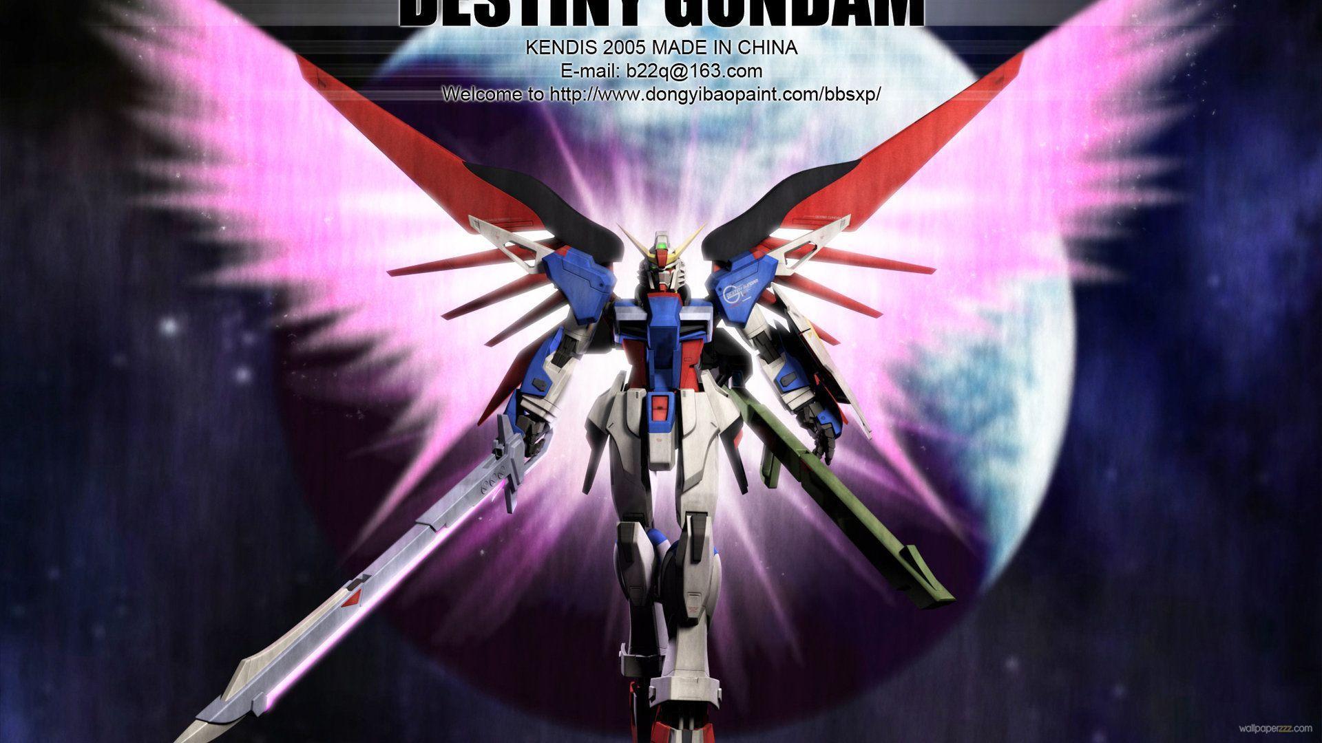Download Anime Free Destiny Gundam Wallpaper 1920x1080. HD
