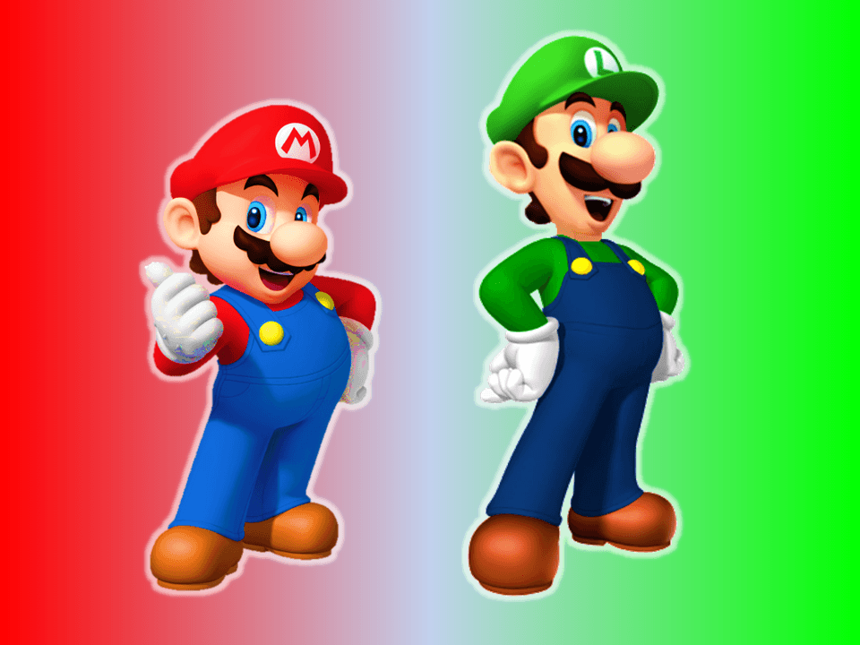 Mario and Luigi Mario Bros. Wallpaper