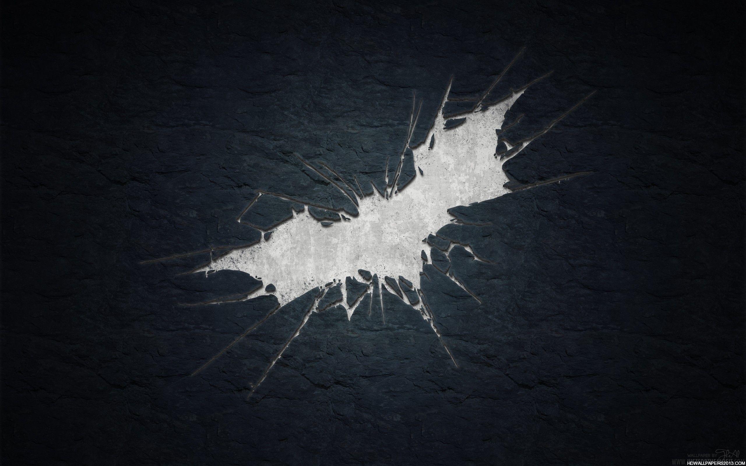 Batman Wallpaper Symbol Glowing