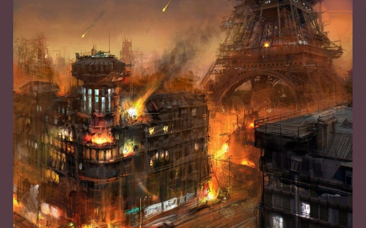 walls of doom destruction Wallpaper