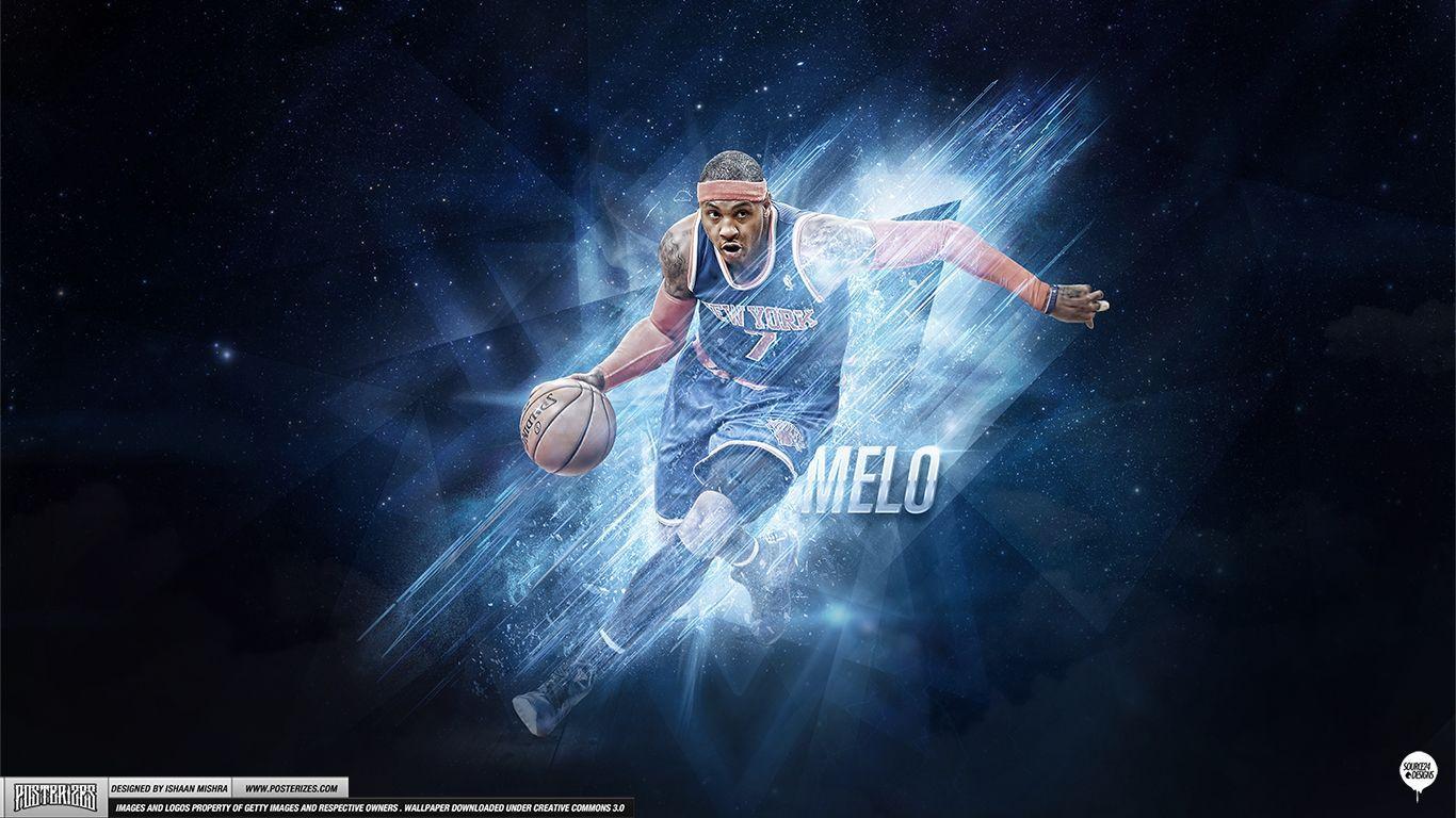 Carmelo Anthony - 'Playoff Push' (WALLPAPER)