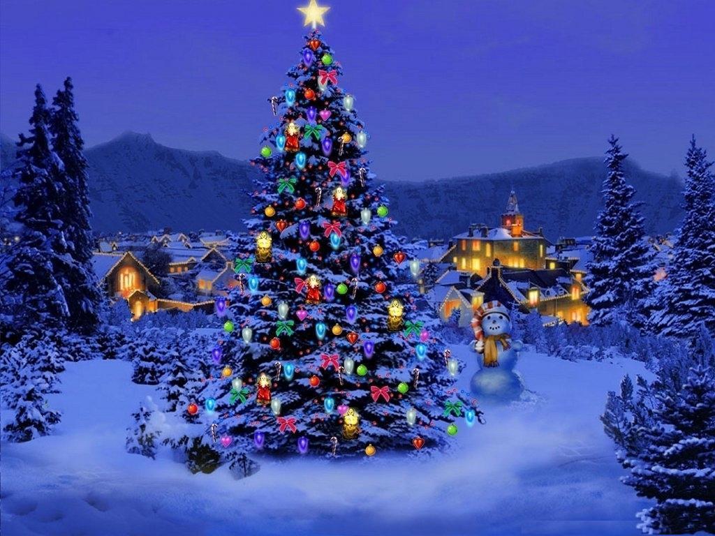 Christmas Tree Desktop Wallpaper. Christmas Tree Image. Cool