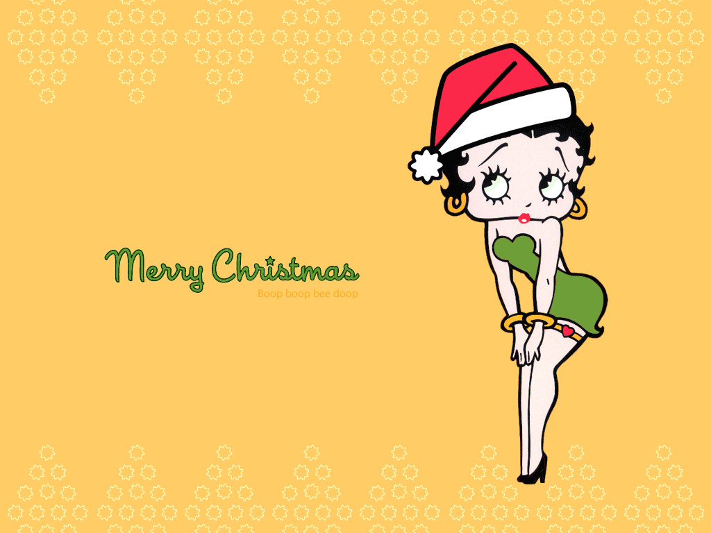 Betty Boop Christmas Image. Full Desktop Background
