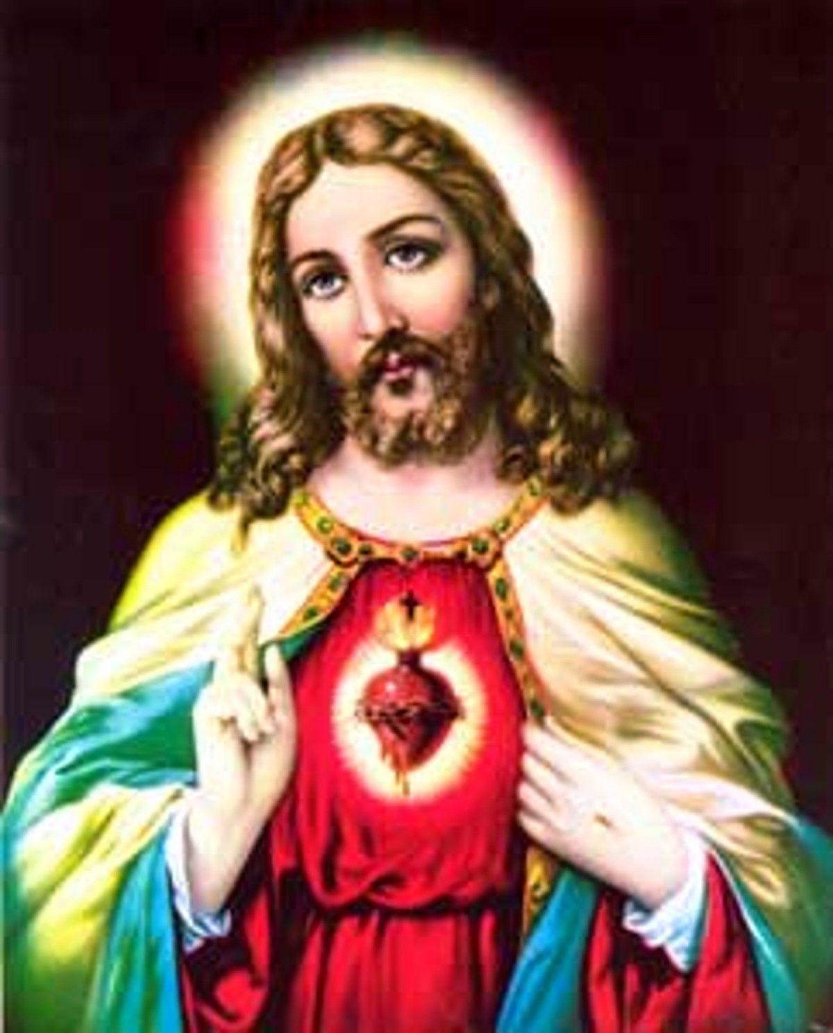 Sacred Heart Of Jesus Drawing