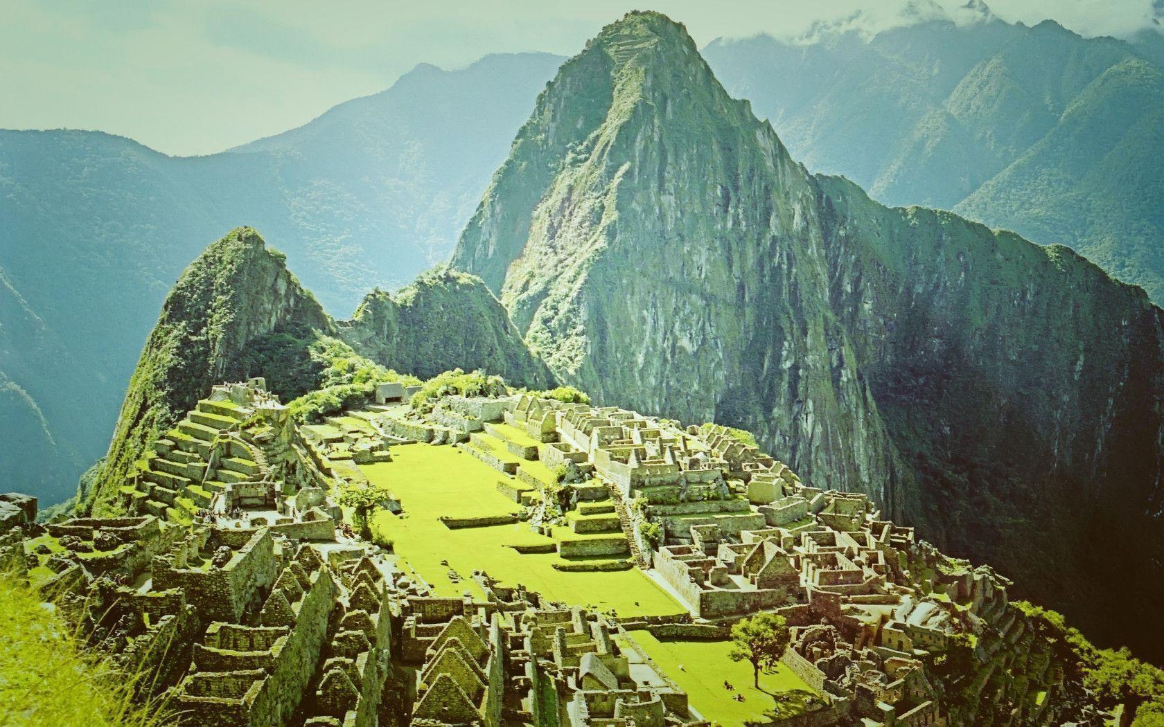 Machu Picchu, Peru widescreen wallpaper. Wide