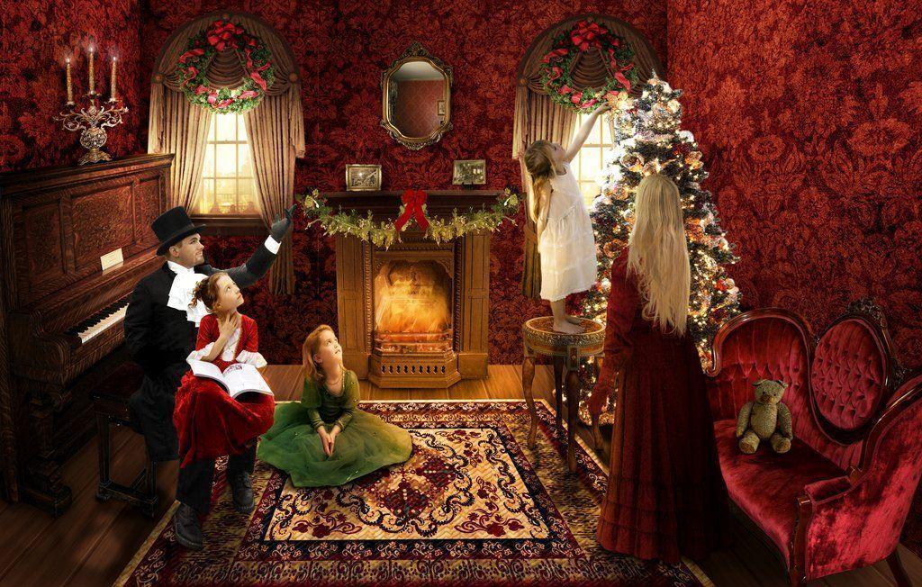 Victorian Christmas Wallpapers - Wallpaper Cave