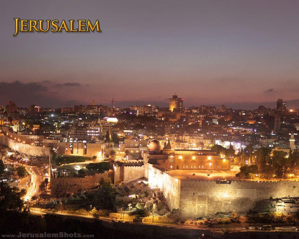 Jerusalem Holy City Of GOD Night Picture HD Wallpaper. Christian