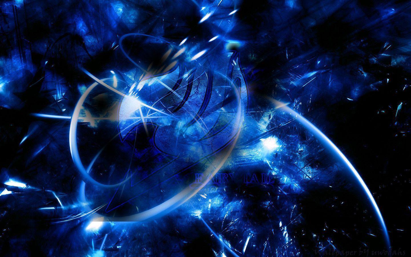 Blue Fairy Tail in Abstract