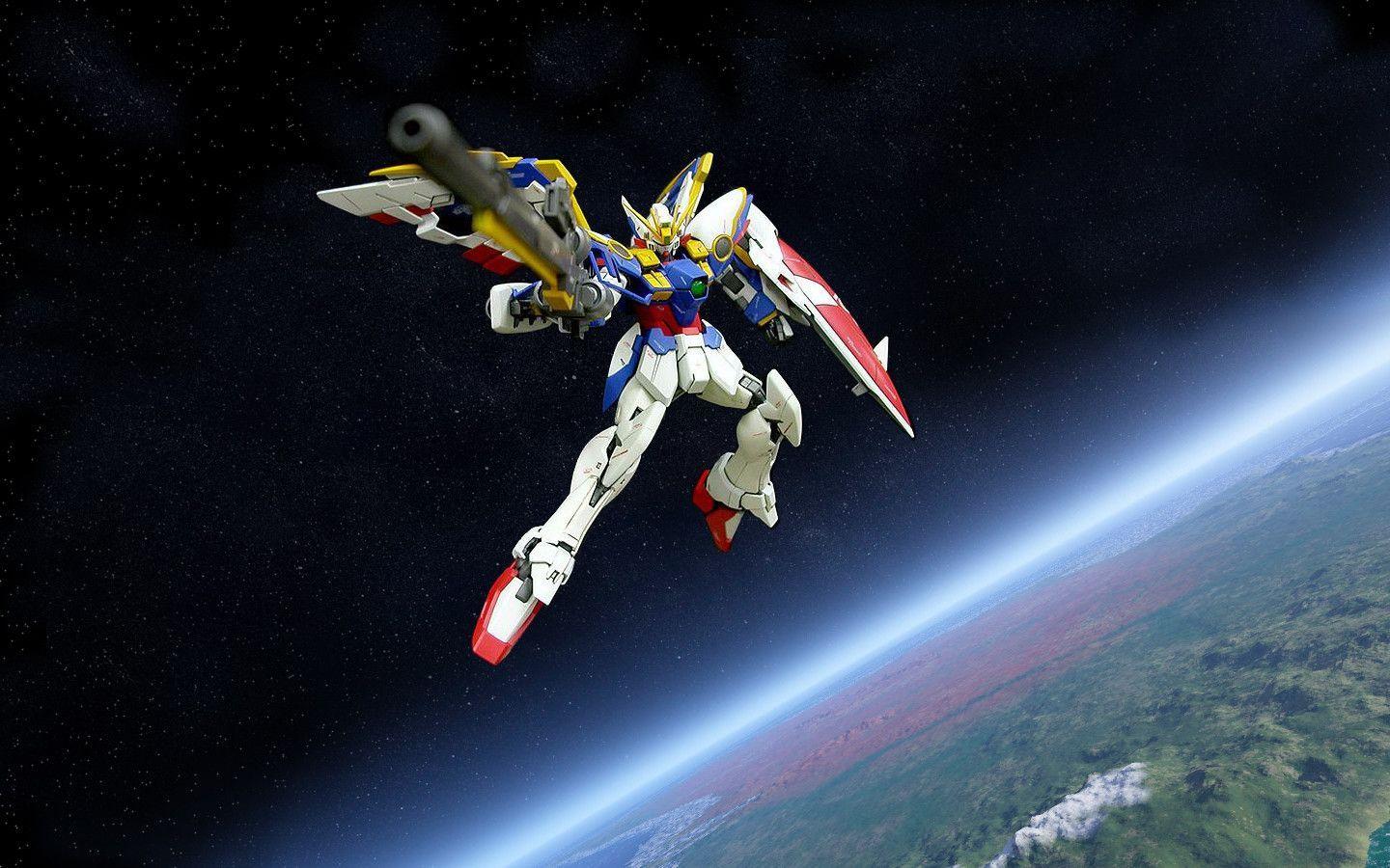 Wing Gundam In space